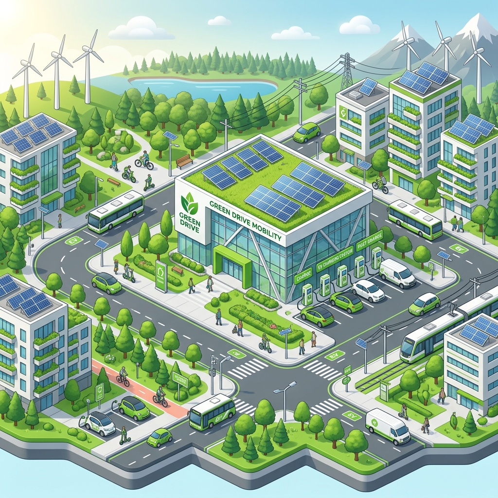 Green Drive Services Isometric View
